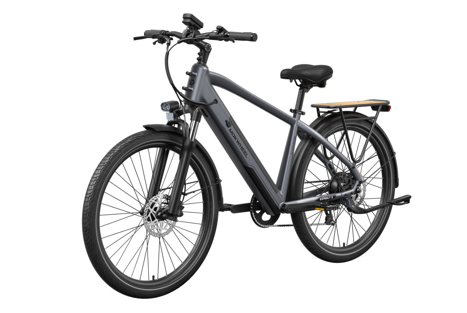 Mokwheel Asphalt - Grey | Elektrische herenfiets