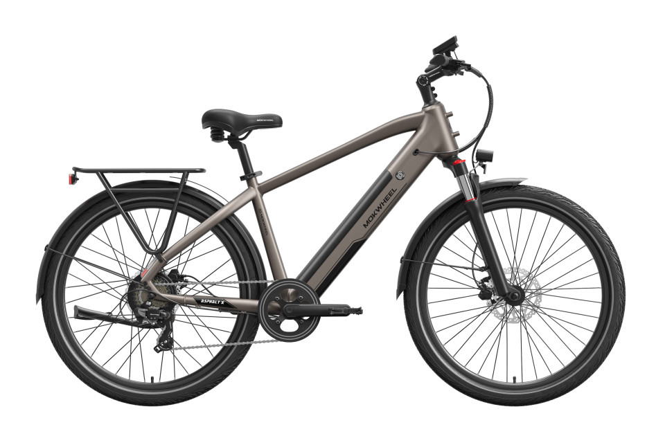 Mokwheel Asphalt - Khaki | Elektrische herenfiets