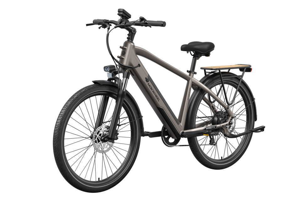 Mokwheel Asphalt - Khaki | Elektrische herenfiets