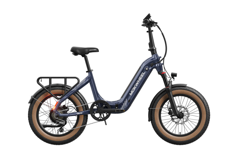 Mokwheel Slate - Blue | Elektrische Vouwfiets