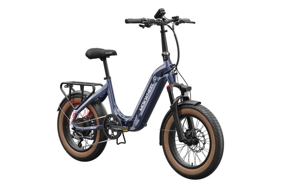 Mokwheel Slate - Blue | Elektrische Vouwfiets