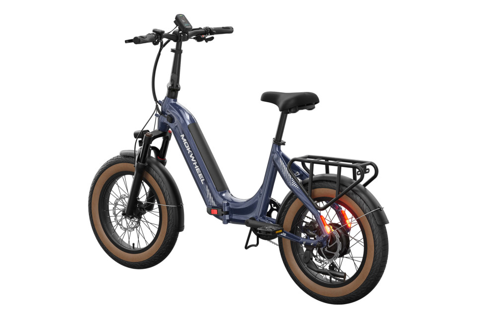 Mokwheel Slate - Blue | Elektrische Vouwfiets