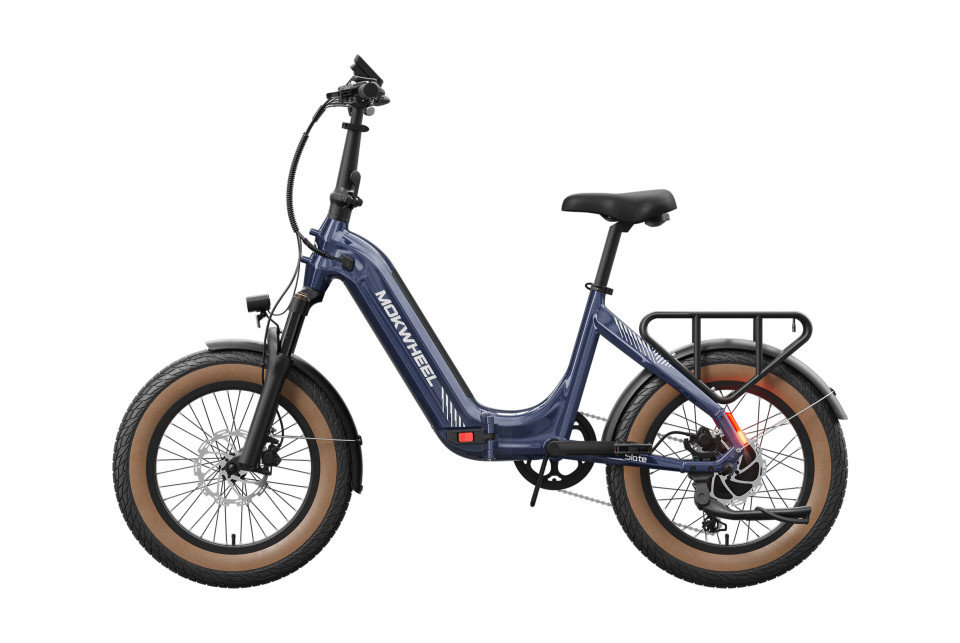 Mokwheel Slate - Blue | Elektrische Vouwfiets