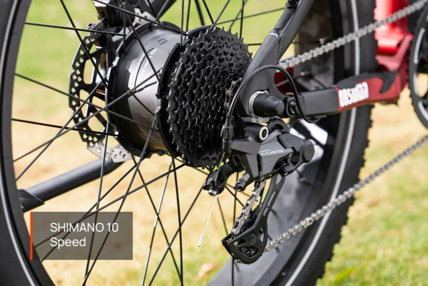 Mokwheel Obsidian 2.0 Woestijncamouflage | Elektrische Heren Moutainbike | Fatbike