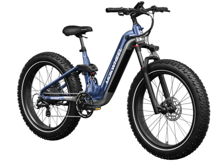 Mokwheel Obsidian ST 2.0 Blauw/Grijs | Elektrische Moutainbike | Fatbike