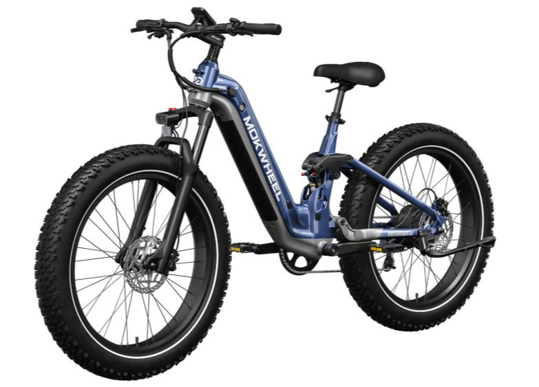 Mokwheel Obsidian ST 2.0 Blauw/Grijs | Elektrische Moutainbike | Fatbike