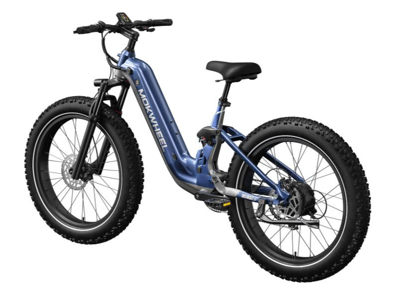Mokwheel Obsidian ST 2.0 Blauw/Grijs | Elektrische Moutainbike | Fatbike