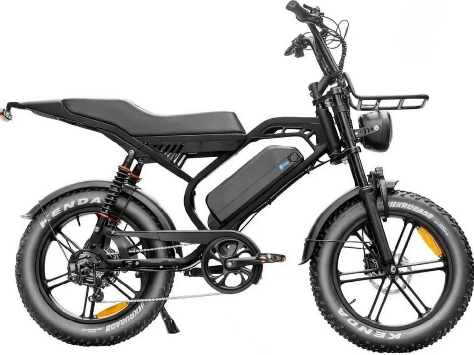 QM S20 PRO Luxury Full Option - zwart - elektrische fatbike