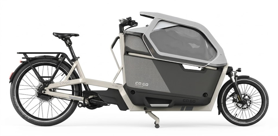 Ca Go FS200 Life Family - Edition 5 Silk Grey - elektrische tweewieler bakfiets