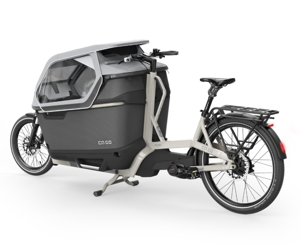 Ca Go FS200 Life Family - Edition 5 Silk Grey - elektrische tweewieler bakfiets