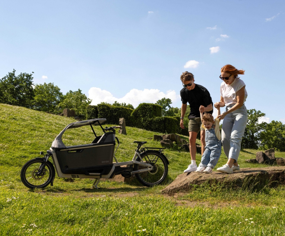 Ca Go FS200 Life Family - Edition 5 Silk Grey - elektrische tweewieler bakfiets