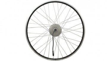 Delivery bike voorwiel met motor (zwarte velg) (65-1-a)