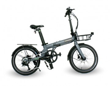 Qivelo Foldflex - mat grijs - elektrische vouwfiets 14.5aH-522Wh