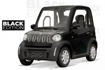 Geco Twin 4.0 black edition elektrische brommobiel | 45 km/u