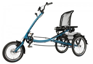 Pfautec Scootertrike FM - azuurblauw - elektrische driewieler