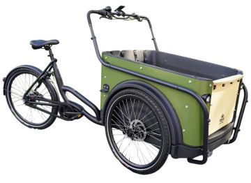 Royal 3W Premium - groen - elektrische driewieler bakfiets
