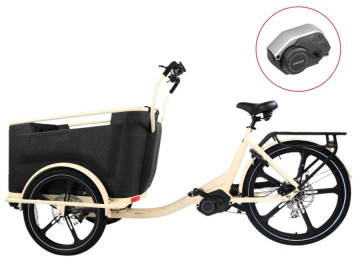 Van Rixtel Urban Plus - mat wit - elektrische bakfiets