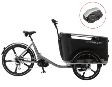 Van Rixtel Urban Plus - mat donkergrijs - elektrische bakfiets