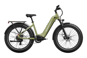 Mokwheel Basalt ST 2.0 - Groen | Elektrische Mountainbike | Fatbike