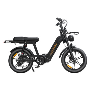QM D50 - Zwart - elektrische fatbike