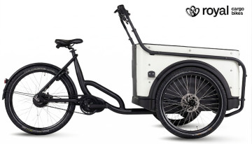 Royal 3W Premium Plus - wit - elektrische driewieler bakfiets