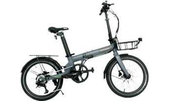 Qivelo Foldflex - mat grijs - elektrische vouwfiets 14.5Ah - 522Wh