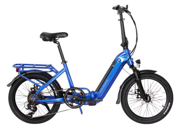 Van Rixtel Travel Intube - Electric Blue - elektrische vouwfiets
