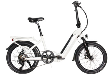 Van Rixtel Travel Intube - Pearl White - elektrische vouwfiets