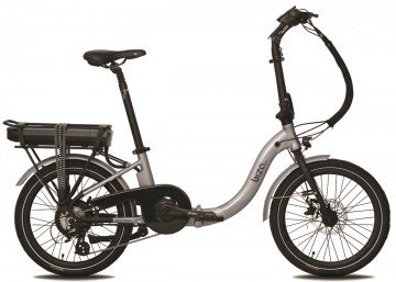 Bizo Bike Miesty Bello 2 - donkergrijs - elektrische vouwfiets 14.5-522Wh
