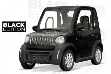 Geco Twin 4.0 black edition elektrische brommobiel | 45 km/u
