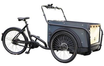 Royal 3W Premium - antraciet - elektrische driewieler bakfiets