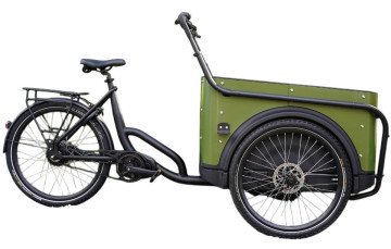 Royal 3W Premium Plus - groen - elektrische bakfiets