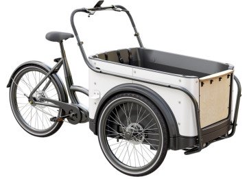 Royal 3W Premium Plus - wit - elektrische driewieler bakfiets