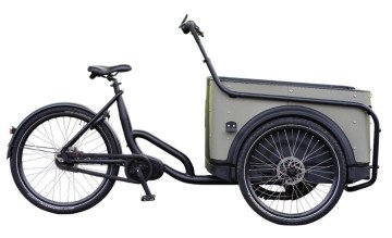 Royal 3W Premium - Taupe grijs - elektrische driewieler bakfiets