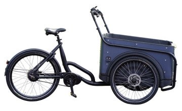 Royal 3W Premium Plus - antraciet - elektrische bakfiets