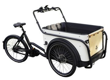 Royal 3W Premium - wit - elektrische driewieler bakfiets