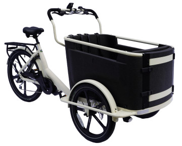 Van Rixtel Urban Plus - mat wit - elektrische bakfiets