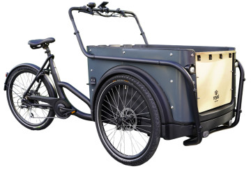 Royal 3W Eco - antraciet - elektrische driewieler bakfiets