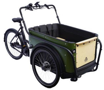 Royal 3W Premium - groen - elektrische driewieler bakfiets