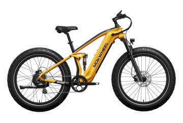 Obsidian Zwart/Geel | Elektrische Heren Mountainbike | Fatbike