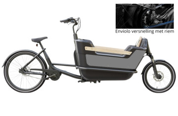 Royal 2W Premium Plus - taupe grijs - elektrische tweewieler bakfiets