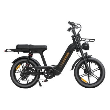 QM D50 - Zwart - elektrische fatbike