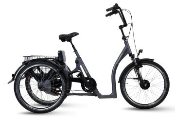 Van Rixtel EasyRide - blauwgrijs mat - elektrische driewieler