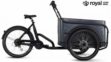 Royal 3W Eco - antraciet - elektrische driewieler bakfiets