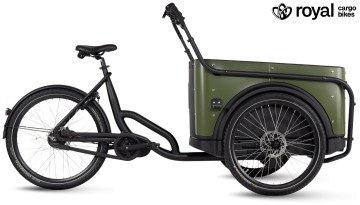 Royal 3W Premium - groen - elektrische driewieler bakfiets