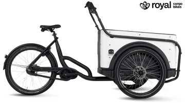 Royal 3W Premium - wit - elektrische driewieler bakfiets