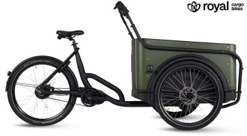 Royal 3W Premium Plus - groen - elektrische bakfiets