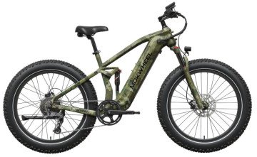 Mokwheel Obsidian 2.0 Junglepatroon | Elektrische Heren Moutainbike | Fatbike