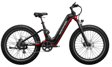 Mokwheel Obsidian ST 2.0 Zwart/Rood | Elektrische Moutainbike | Fatbike