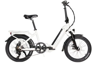 Van Rixtel Travel Intube - Pearl White - elektrische vouwfiets